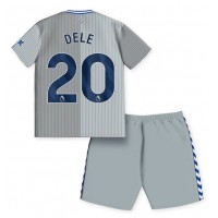 Camisa de Futebol Everton Dele Alli #20 Equipamento Alternativo Infantil 2023-24 Manga Curta (+ Calças curtas)